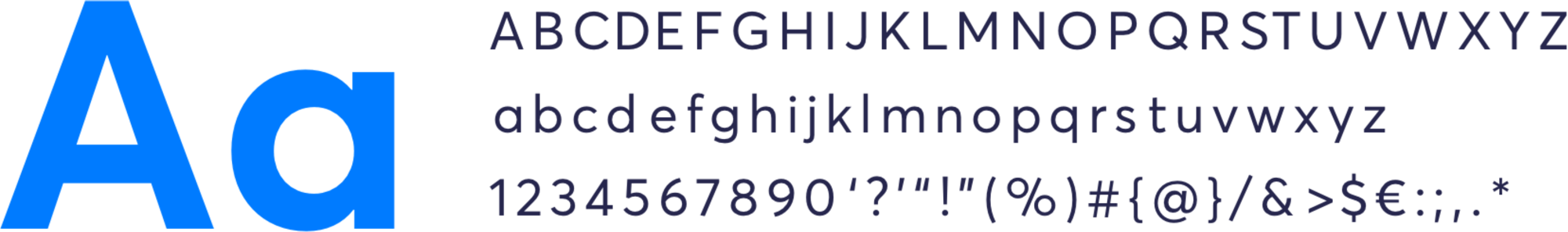 AKASHA Website Typography