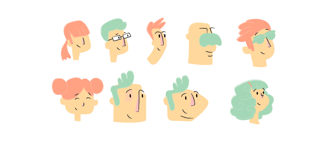 character faces