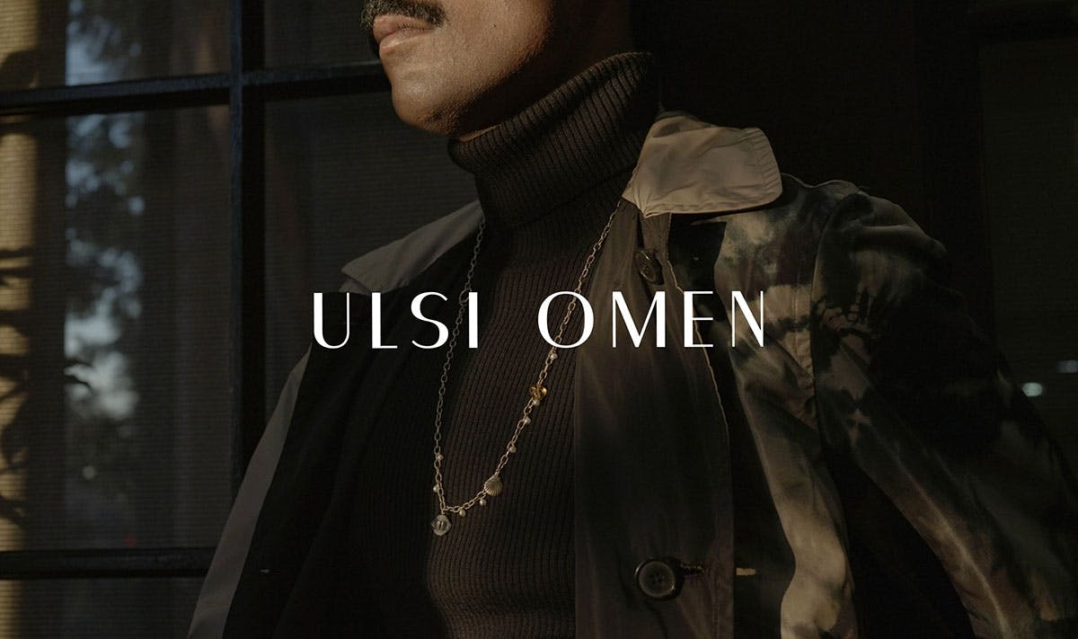 close up of model for ulsi omen los angeles jewelry brand