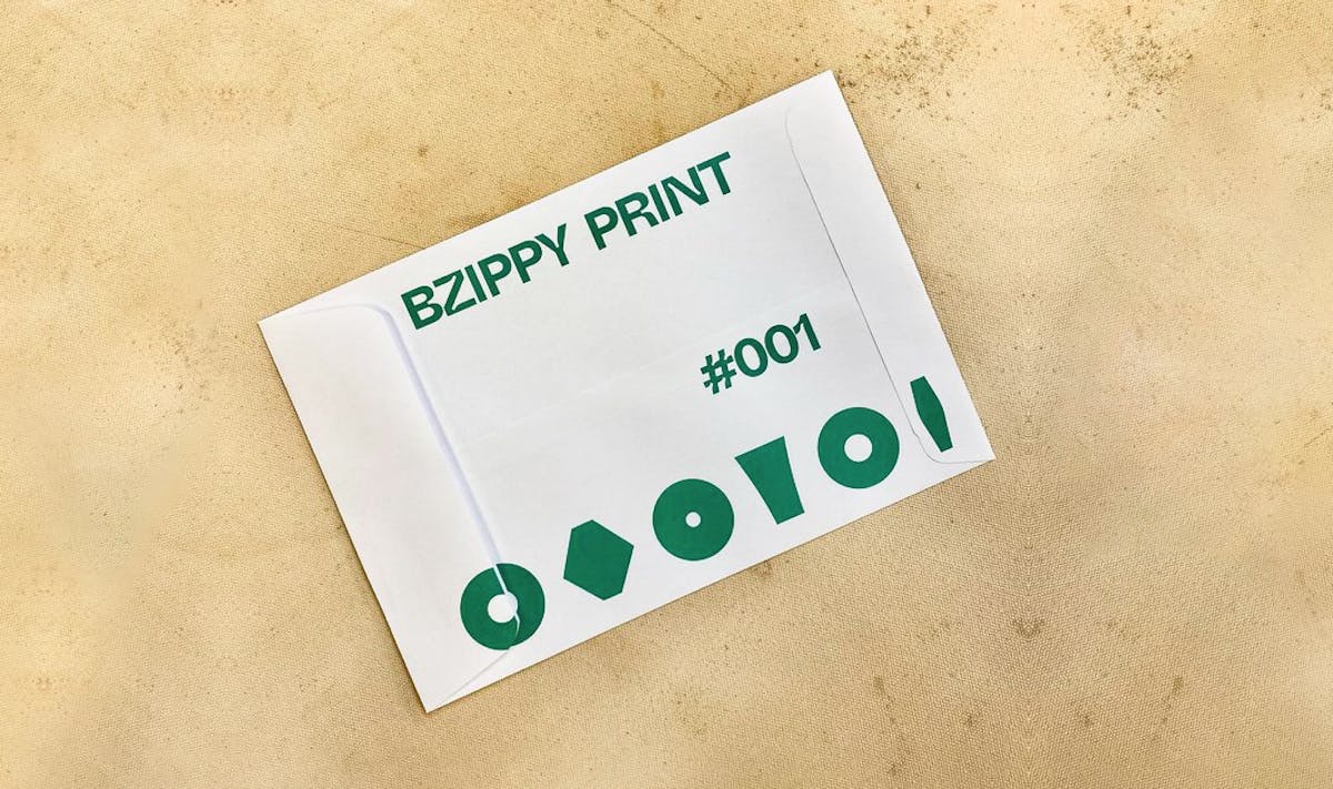 BZippy Branding Los Angeles Design Studio Print Envelope 