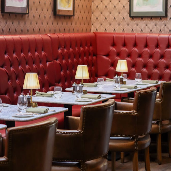 Image of a table set for a meal