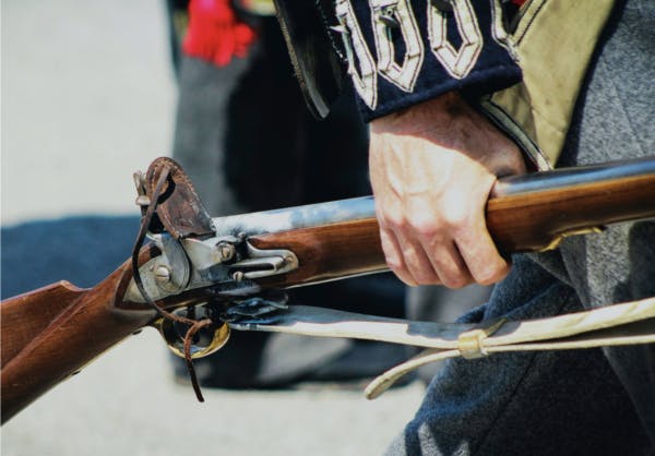 Muzzleloading black powder rifle