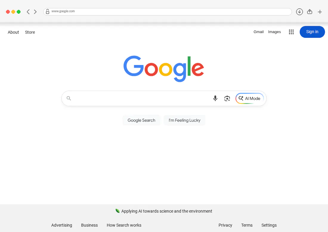 Added browser frame around a screenshot taken from Playwright/Python