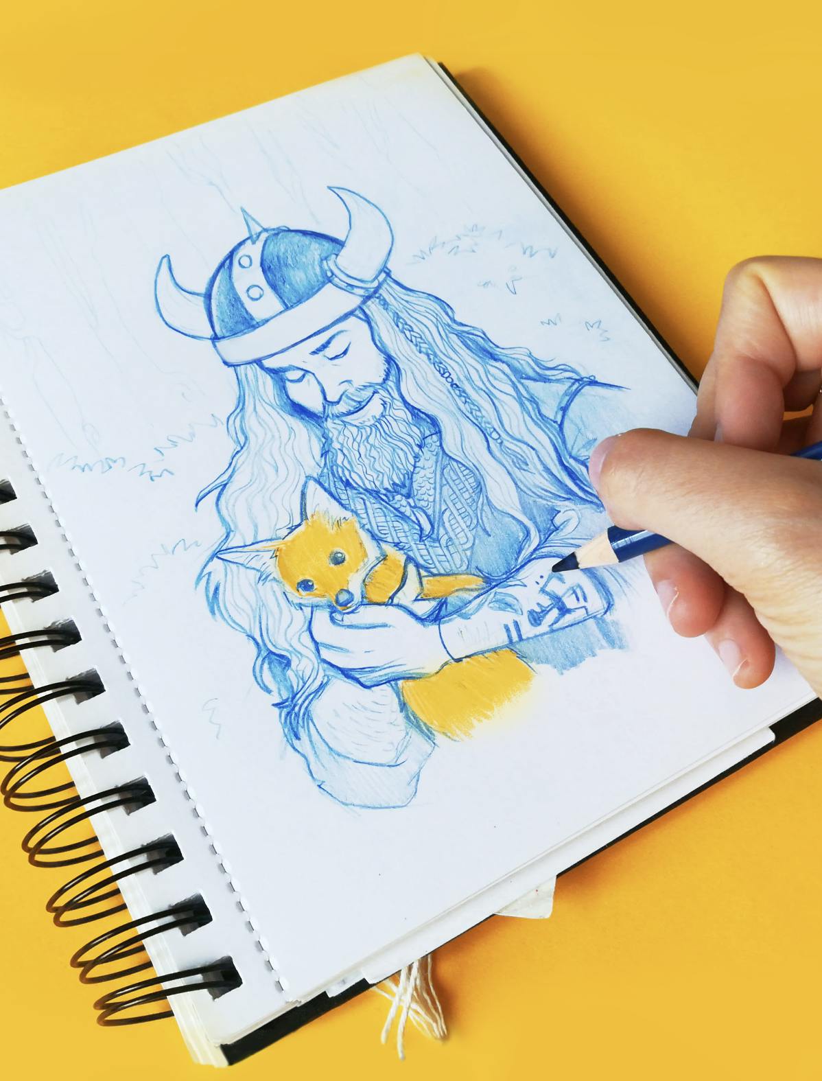 Viking Fox Sketch