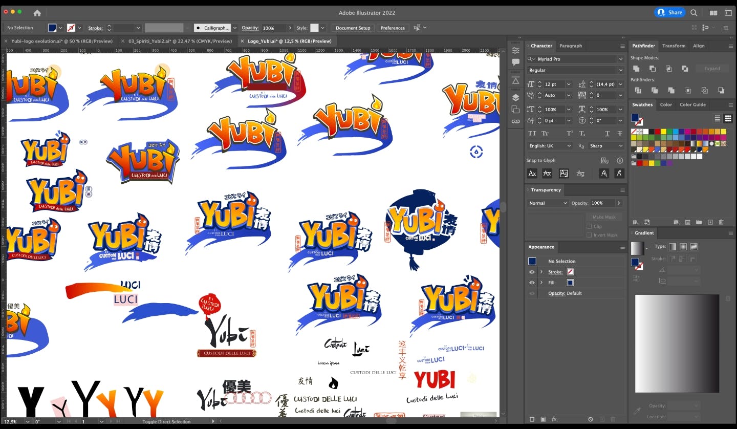 Yubi Logo Design Process