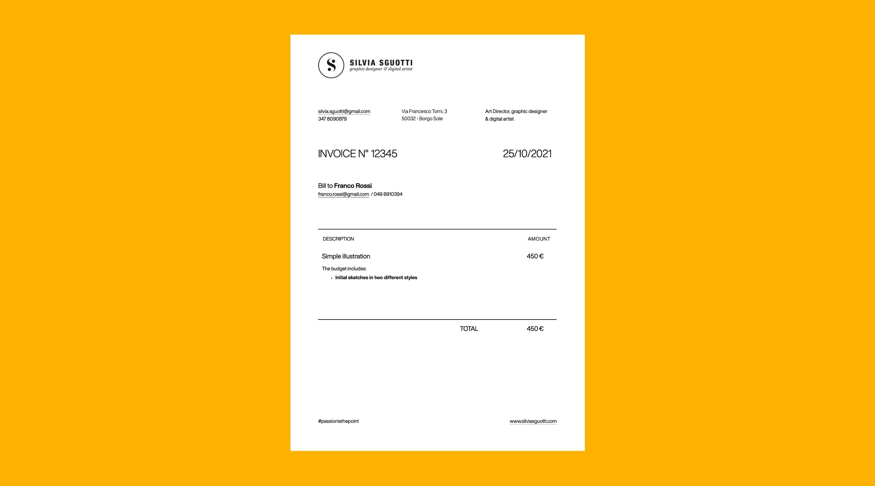 Invoice Self Branding