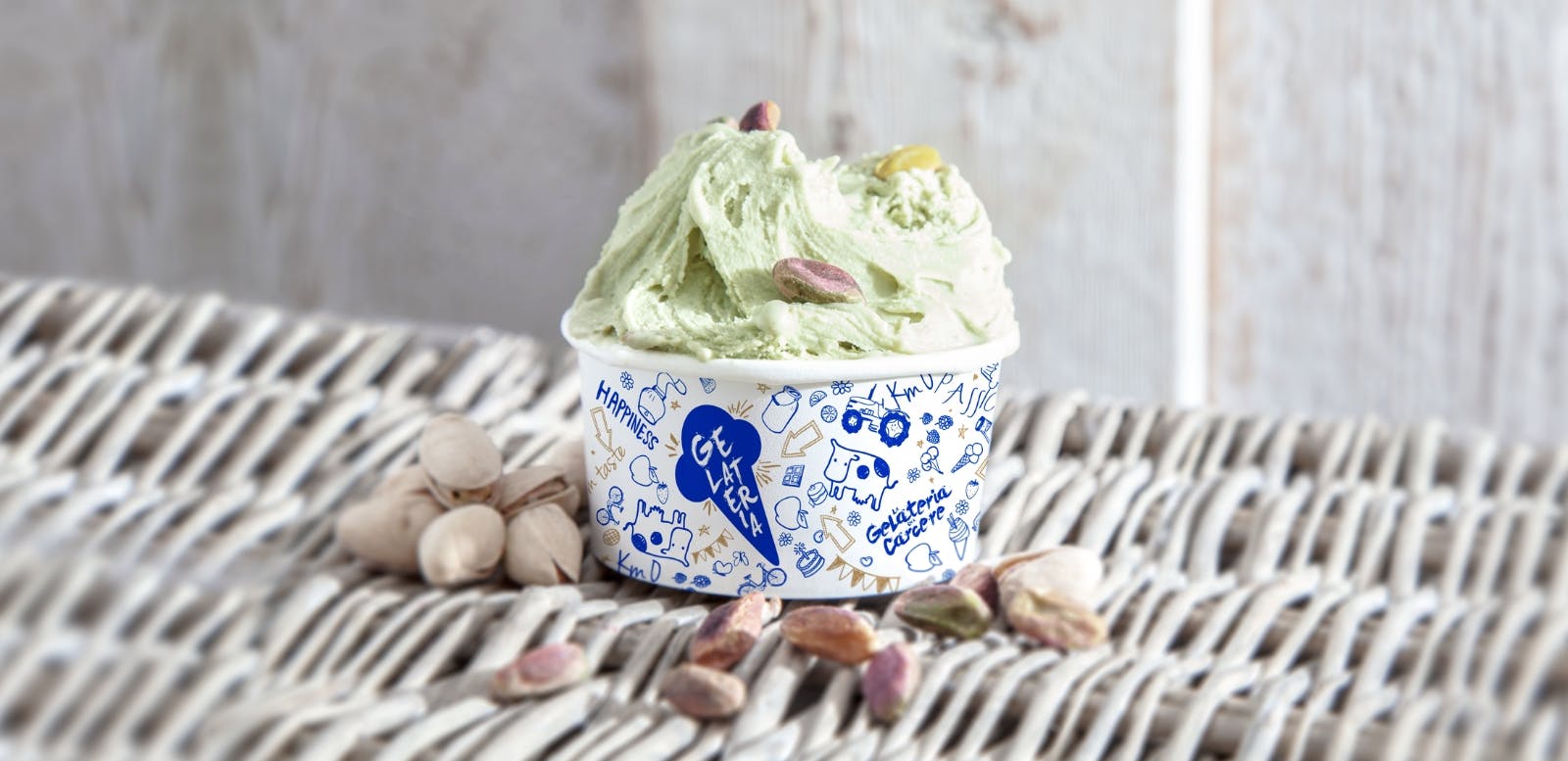 pistacchio ice cream packaging 