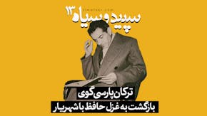 سپید و سیاه-13-ترکان پارسی گوی؛بازگشت به غزل حافظ با شهریار-کاری از سیمافکر