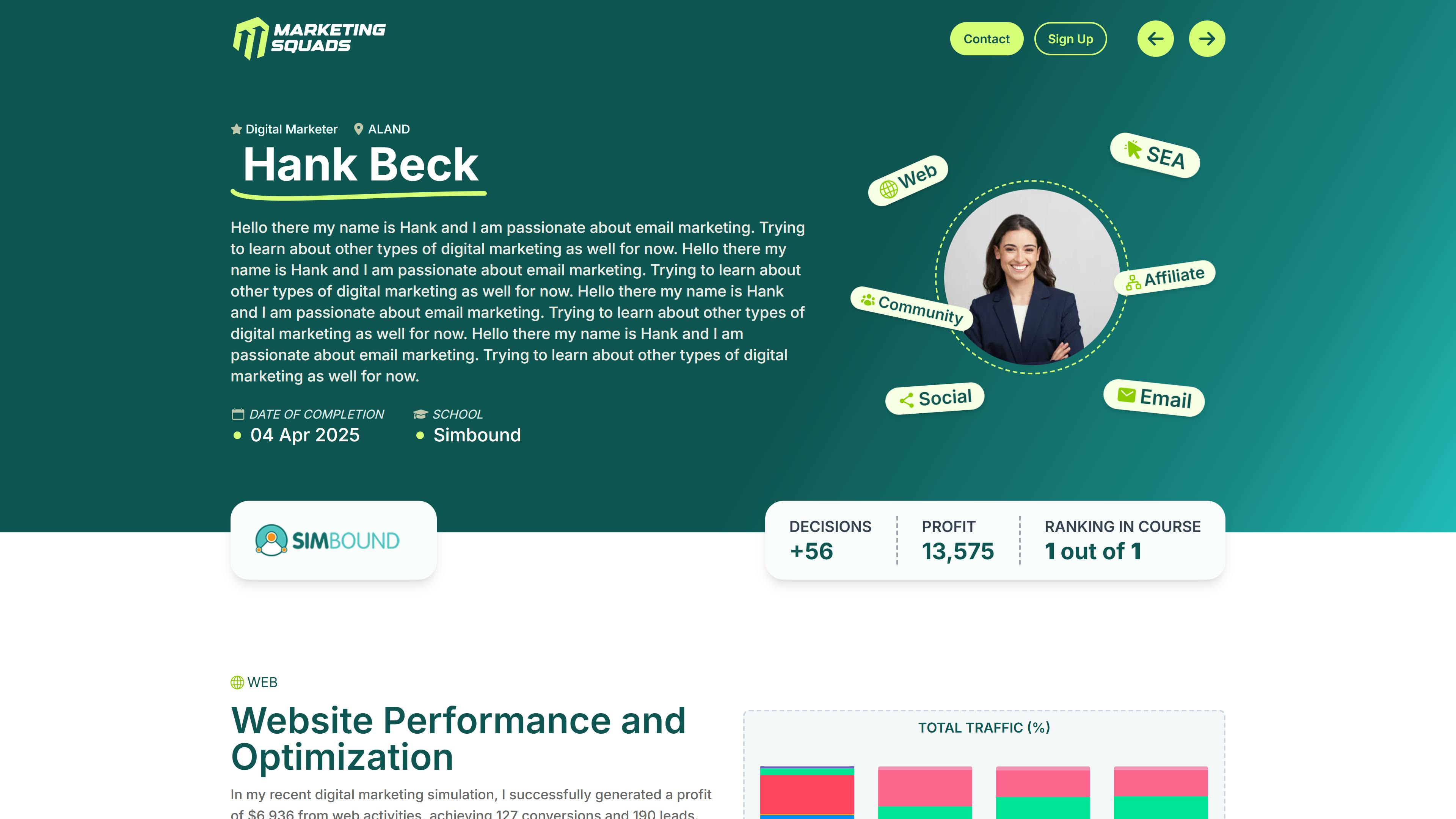 Marketing Squads Profile