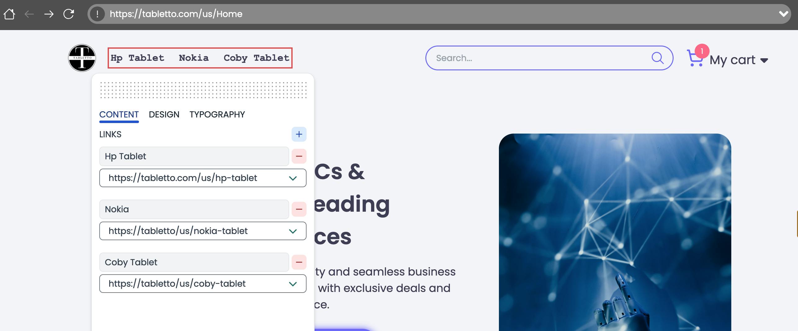 Website Linking Tool