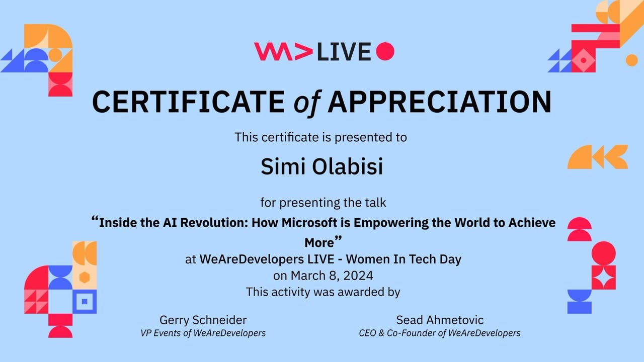 WeAreDevelopers Women in Tech Day