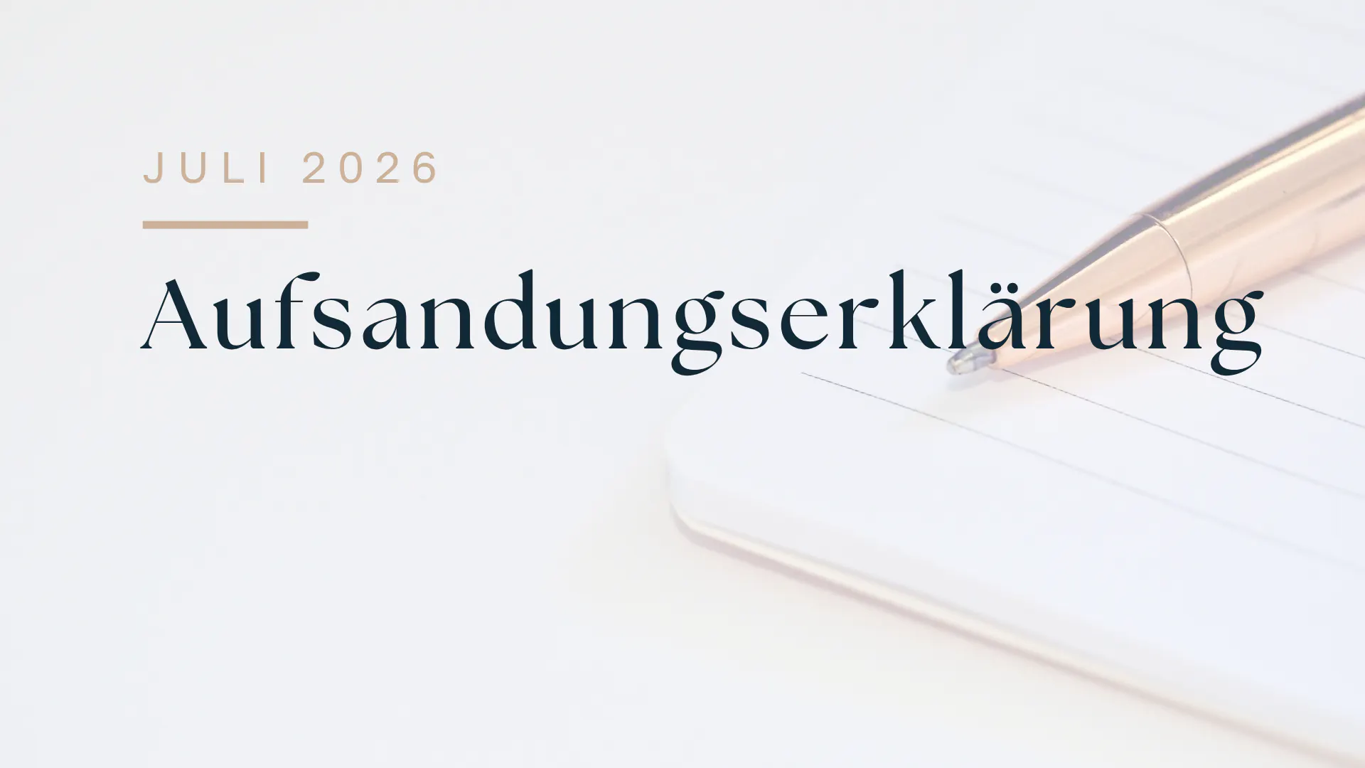 Aufsandungserklärung beim Immobilienkauf richtig prüfen