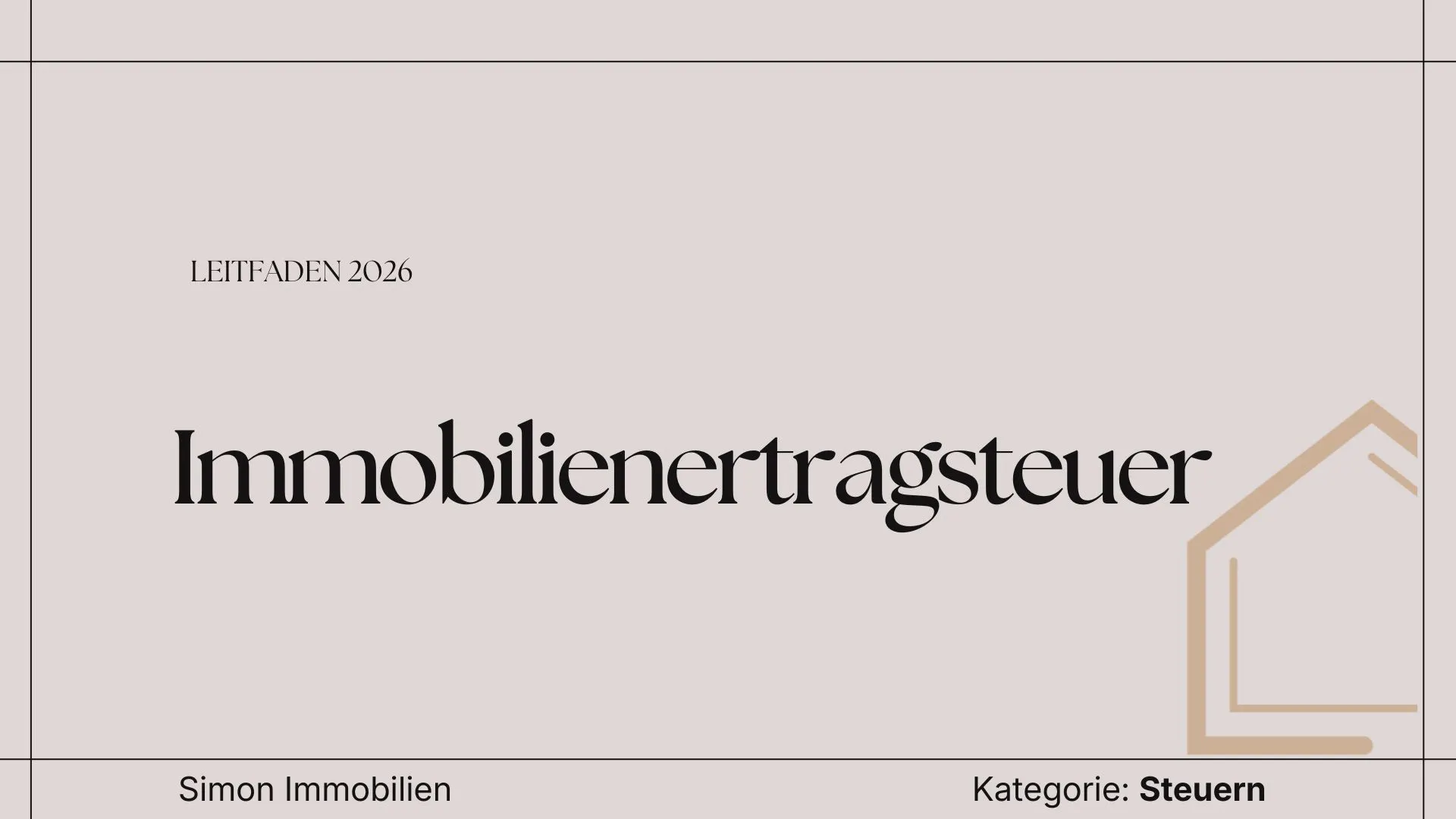 Immobilienertragsteuer in Österreich: Wie viel Steuer fällt beim Immobilienverkauf wirklich an?