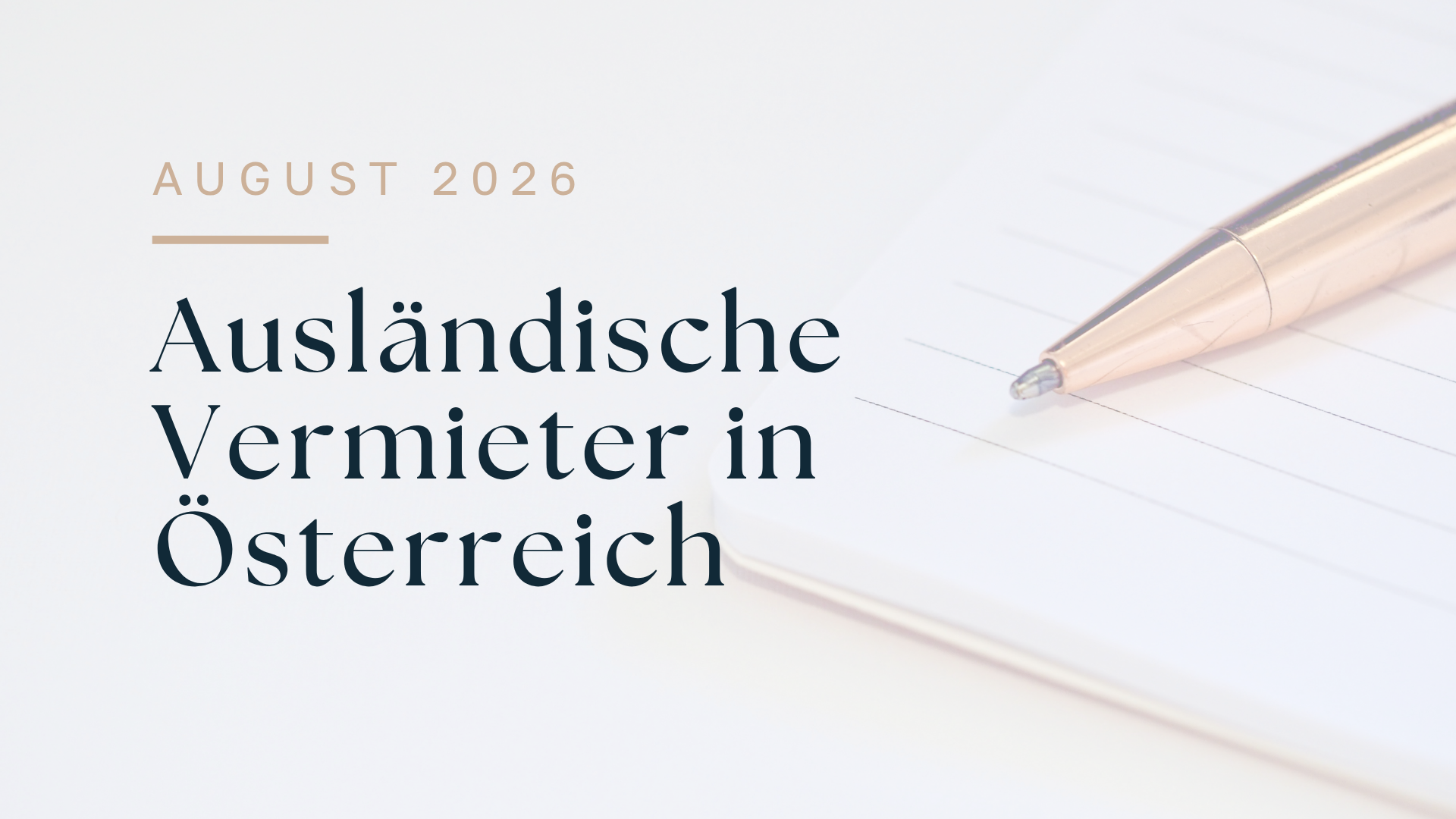 Ausländische Vermieter in Österreich: Steuerpflicht und Doppelbesteuerungsabkommen