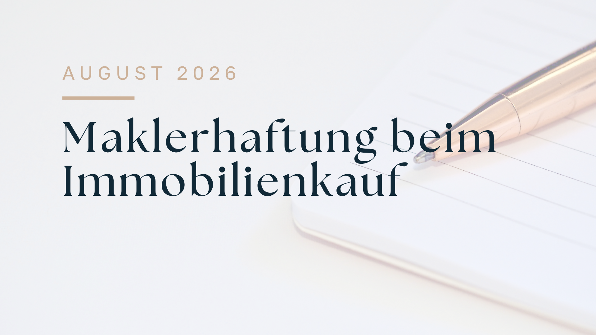 Maklerhaftung beim Immobilienkauf: Falsche Angaben und Schadenersatz 