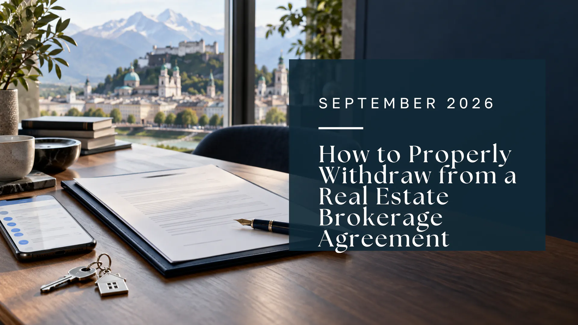 Real Estate Broker Contracts in Distance Sales: Right of Withdrawal and Commission-Free Purchase 