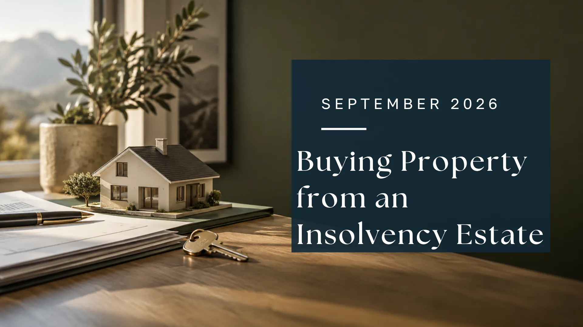 Buying Property from an Insolvency Estate