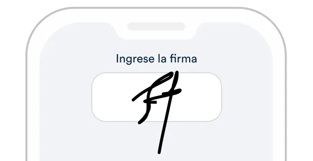 Ingrese la firma