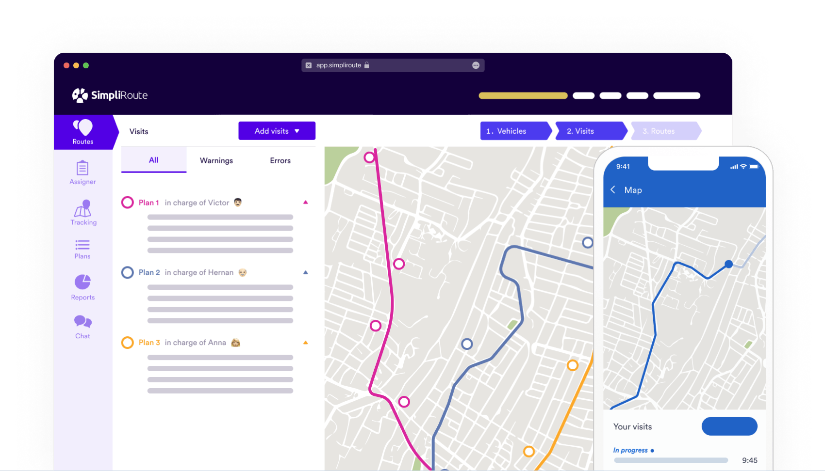 Simpli vs. Google Maps