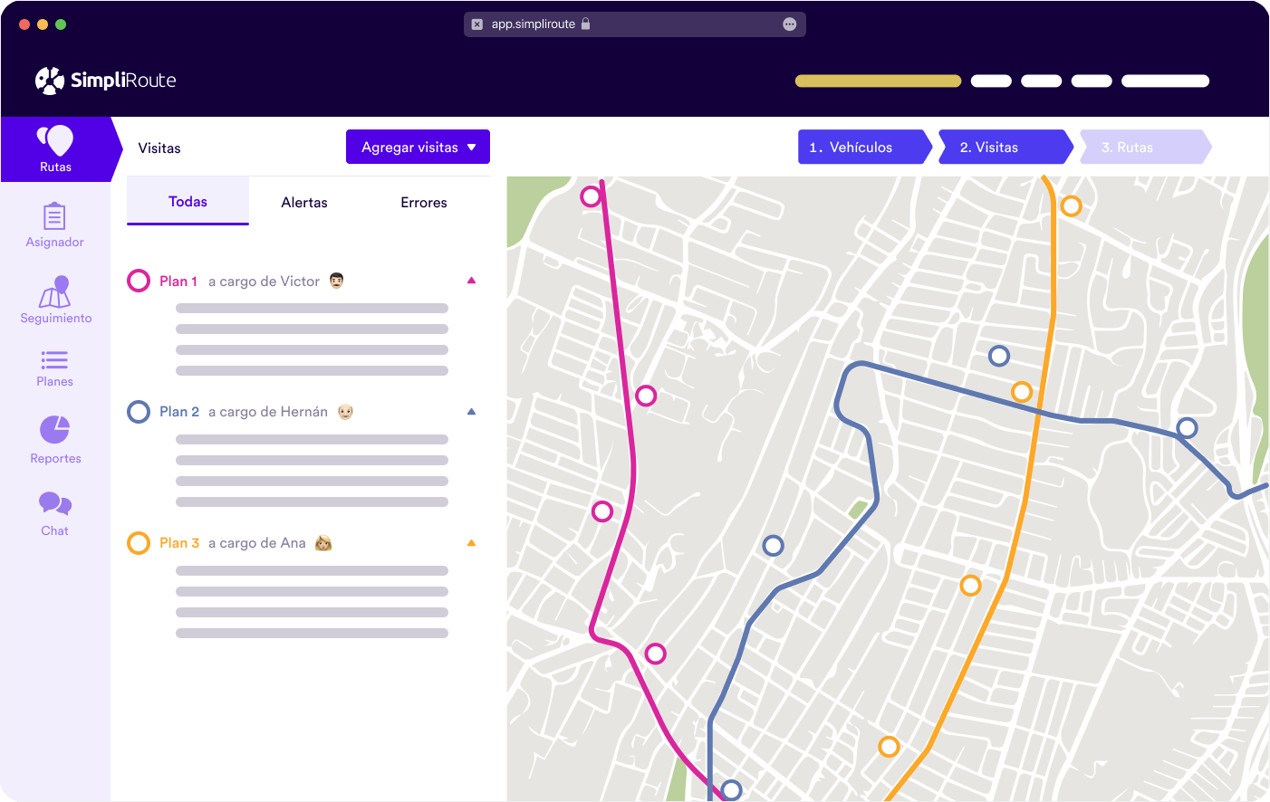 Plataforma Simpliroute