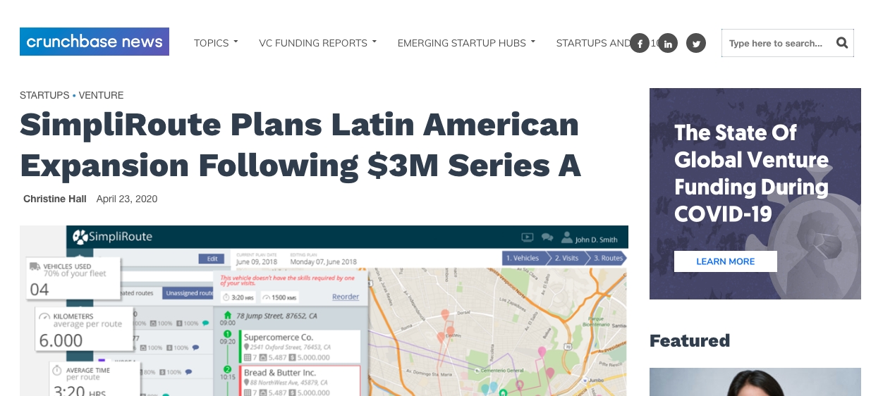 SimpliRoute Plans Latin American Expansion Following $3M Series A