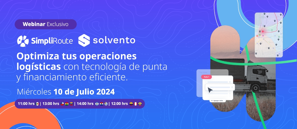 Webinar de SimpliRoute y Solvento sobre optimización logística