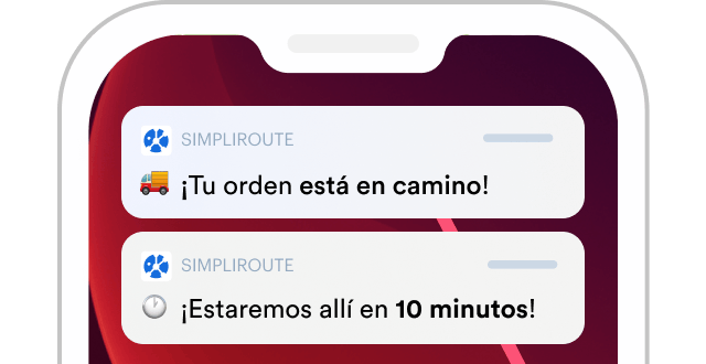 Notifica a tu cliente