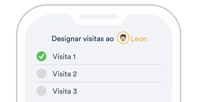 designar visitas
