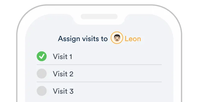 assign visits
