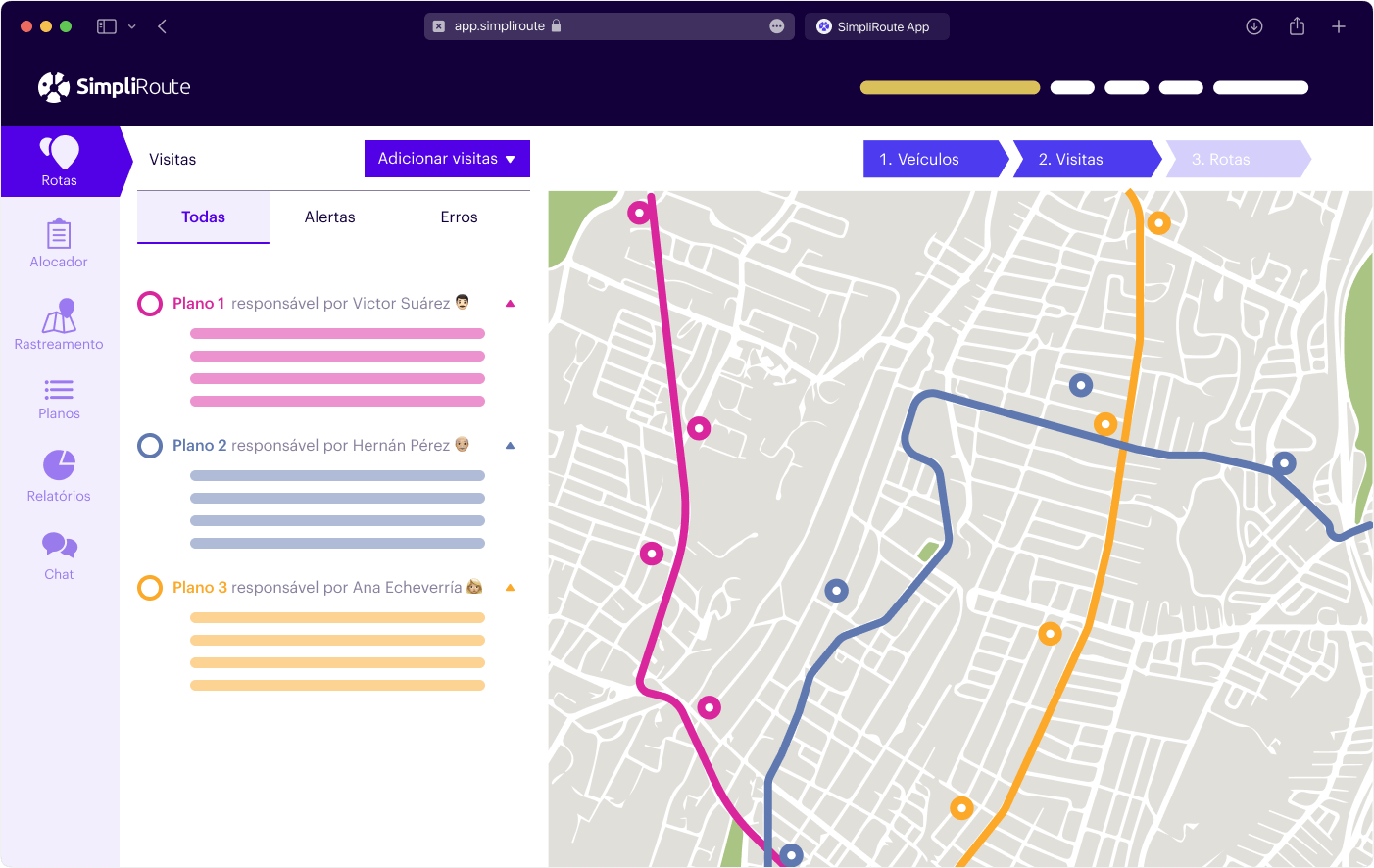 Plataforma Simpliroute