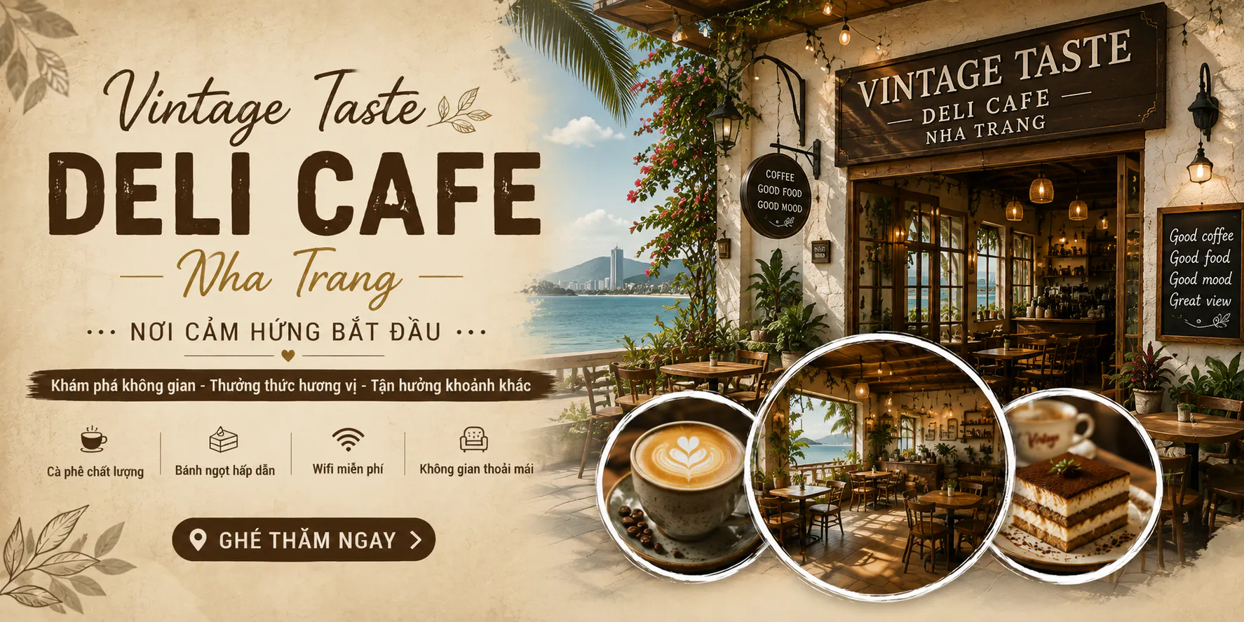 ☕ Vintage Taste Deli Cafe Nha Trang