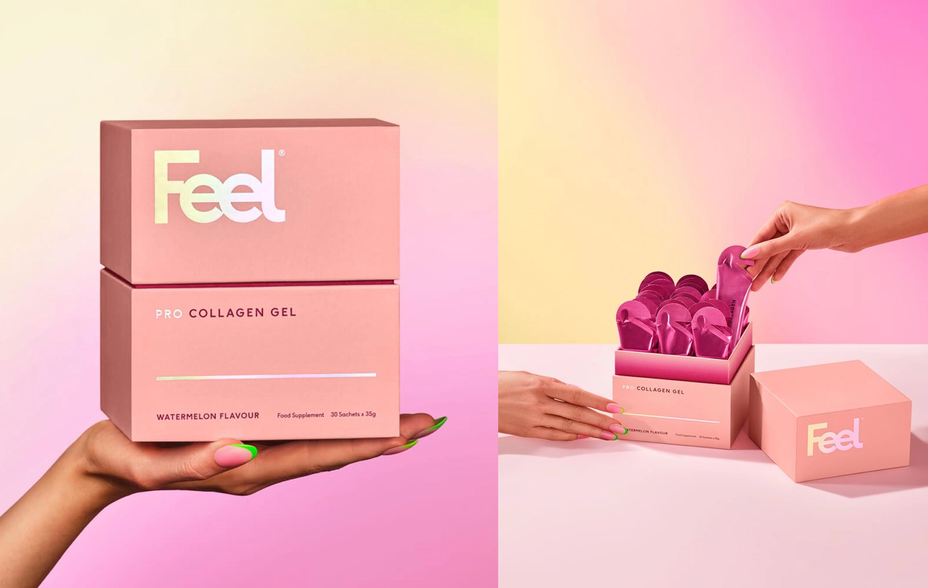 Feel — minimalist packaging for supplements