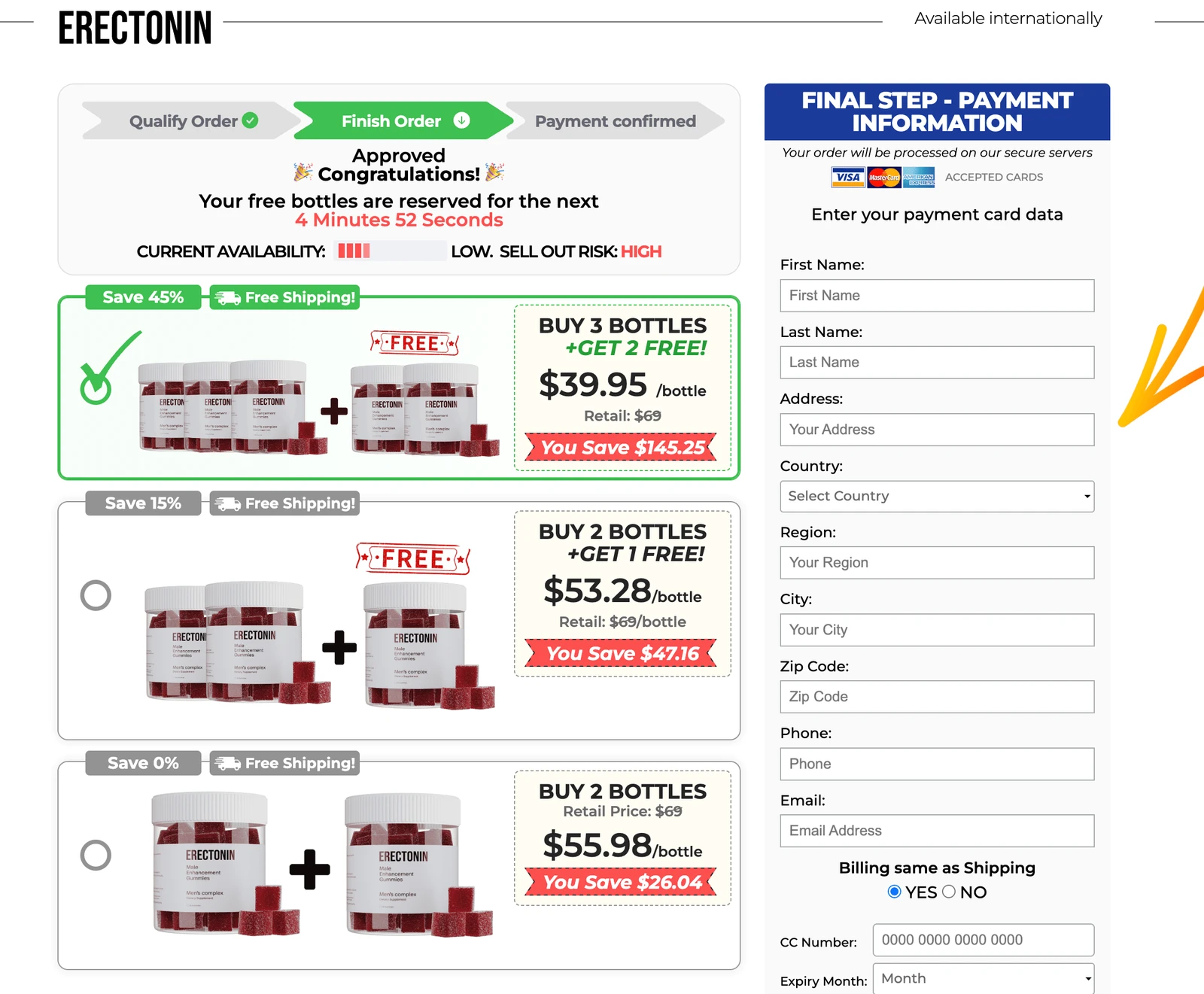 ERECTONIN bundle оффер