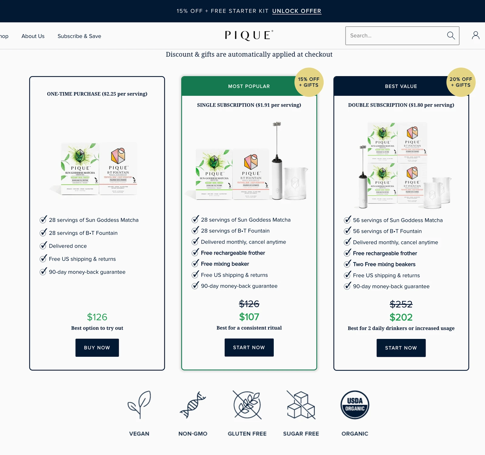 Pique bundle оффер