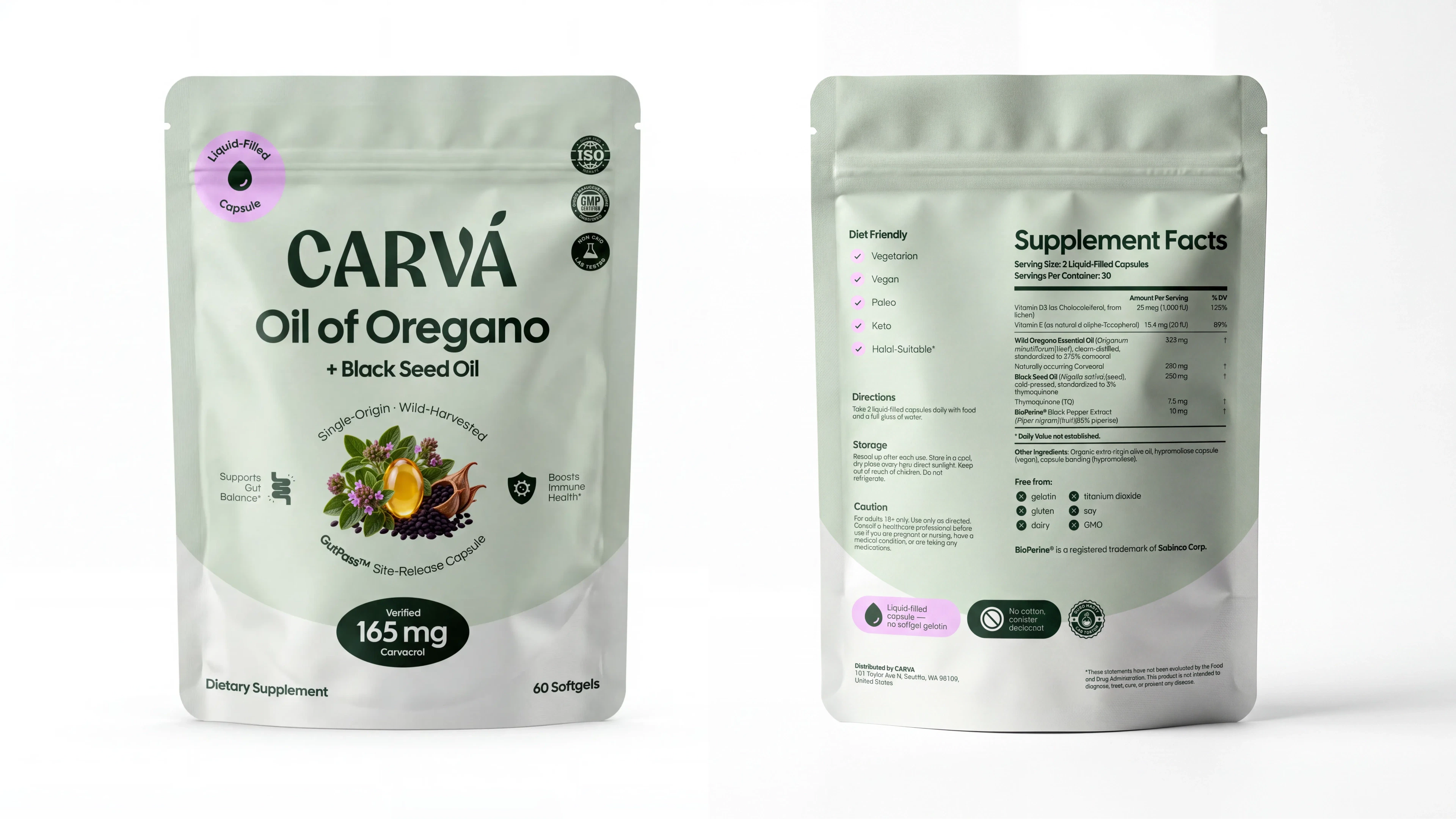 carva supplement artwork