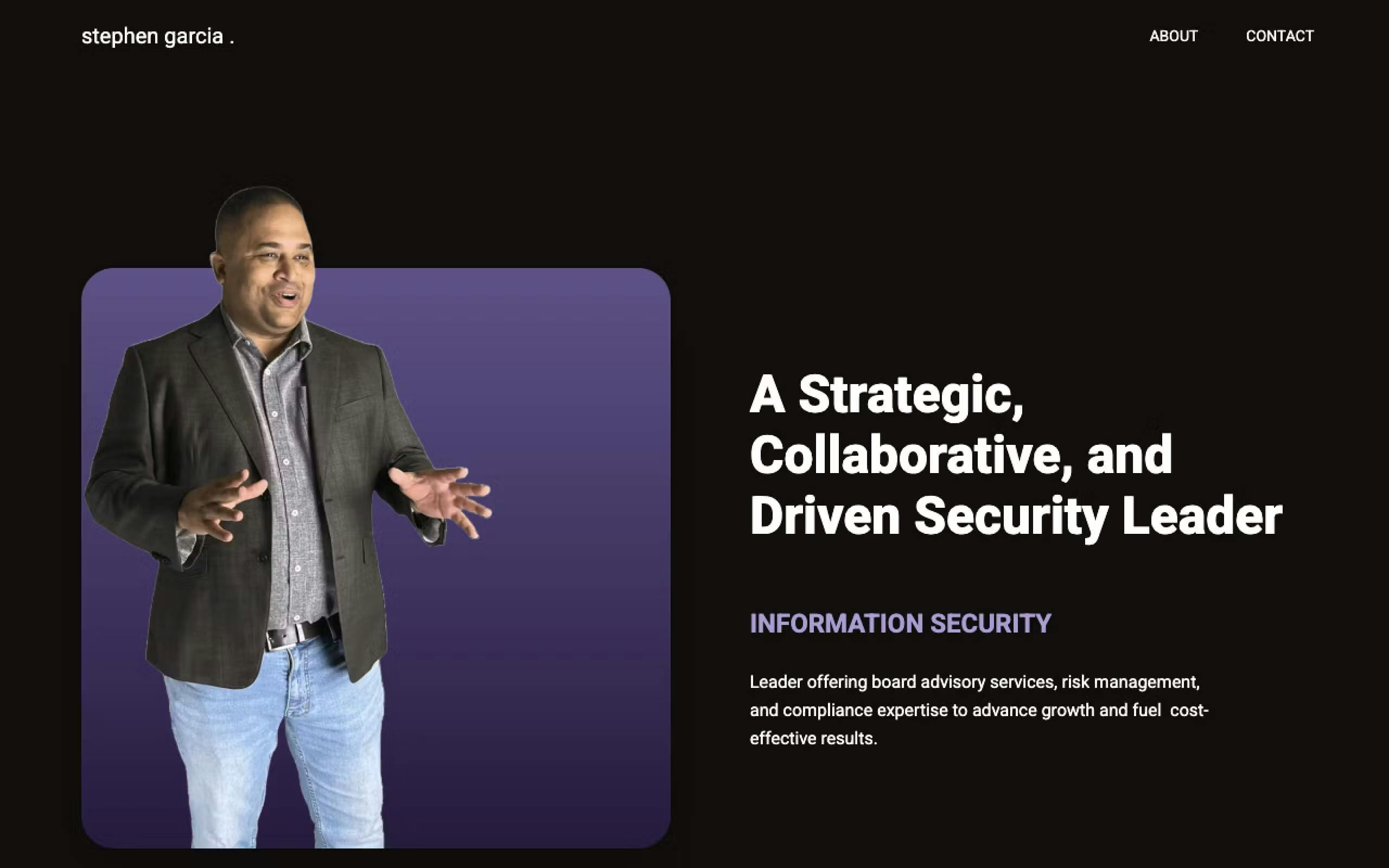 Stephen Garcia - Slide1