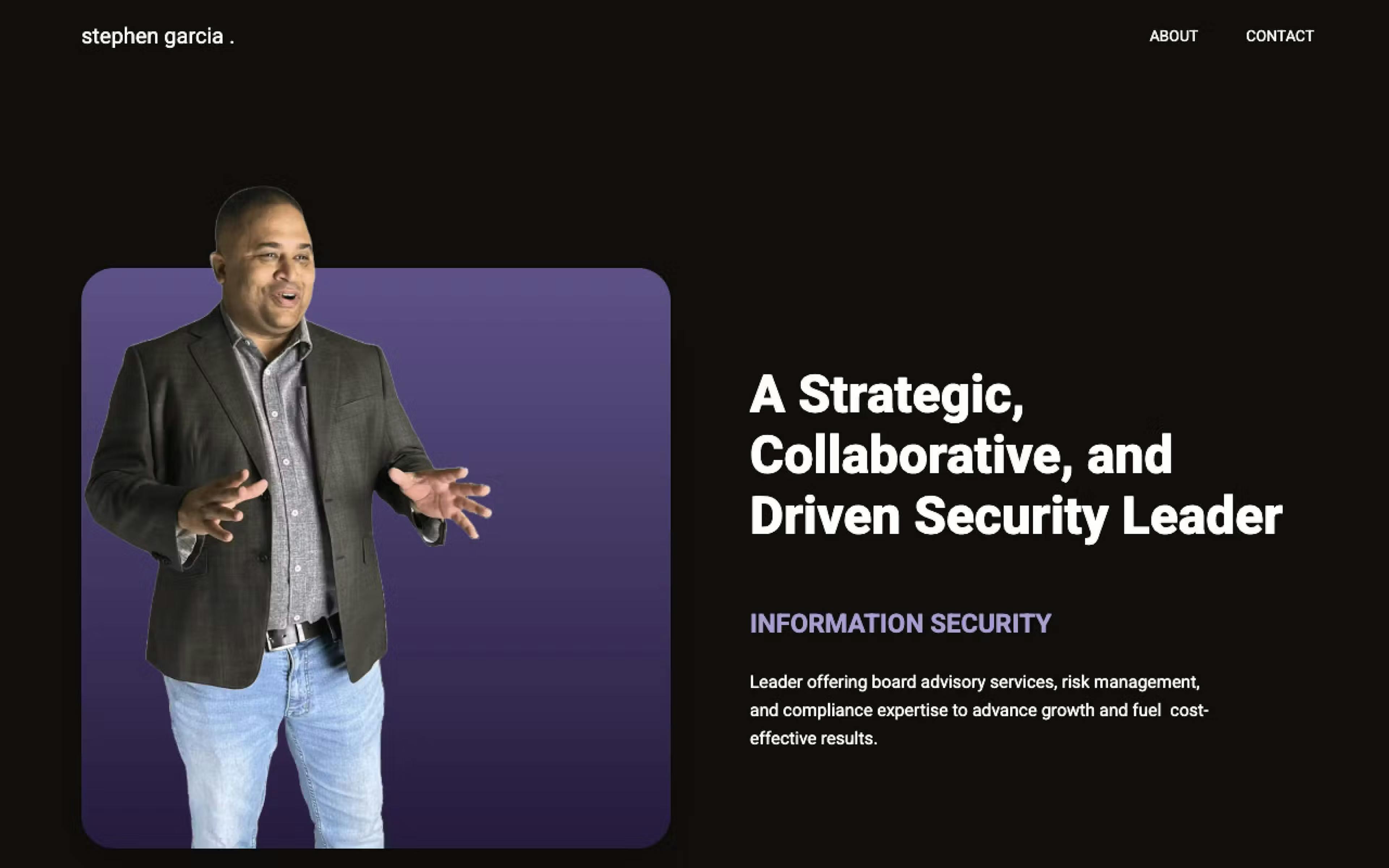 Stephen Garcia - Slide1