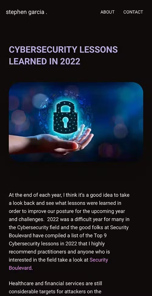 Stephen Garcia - Mobile3