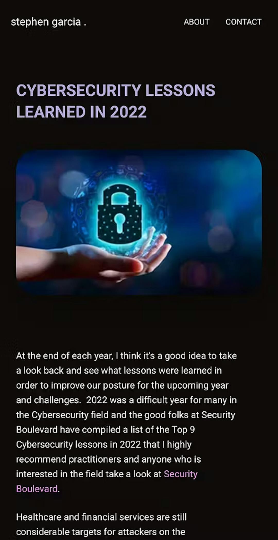 Stephen Garcia - Mobile3