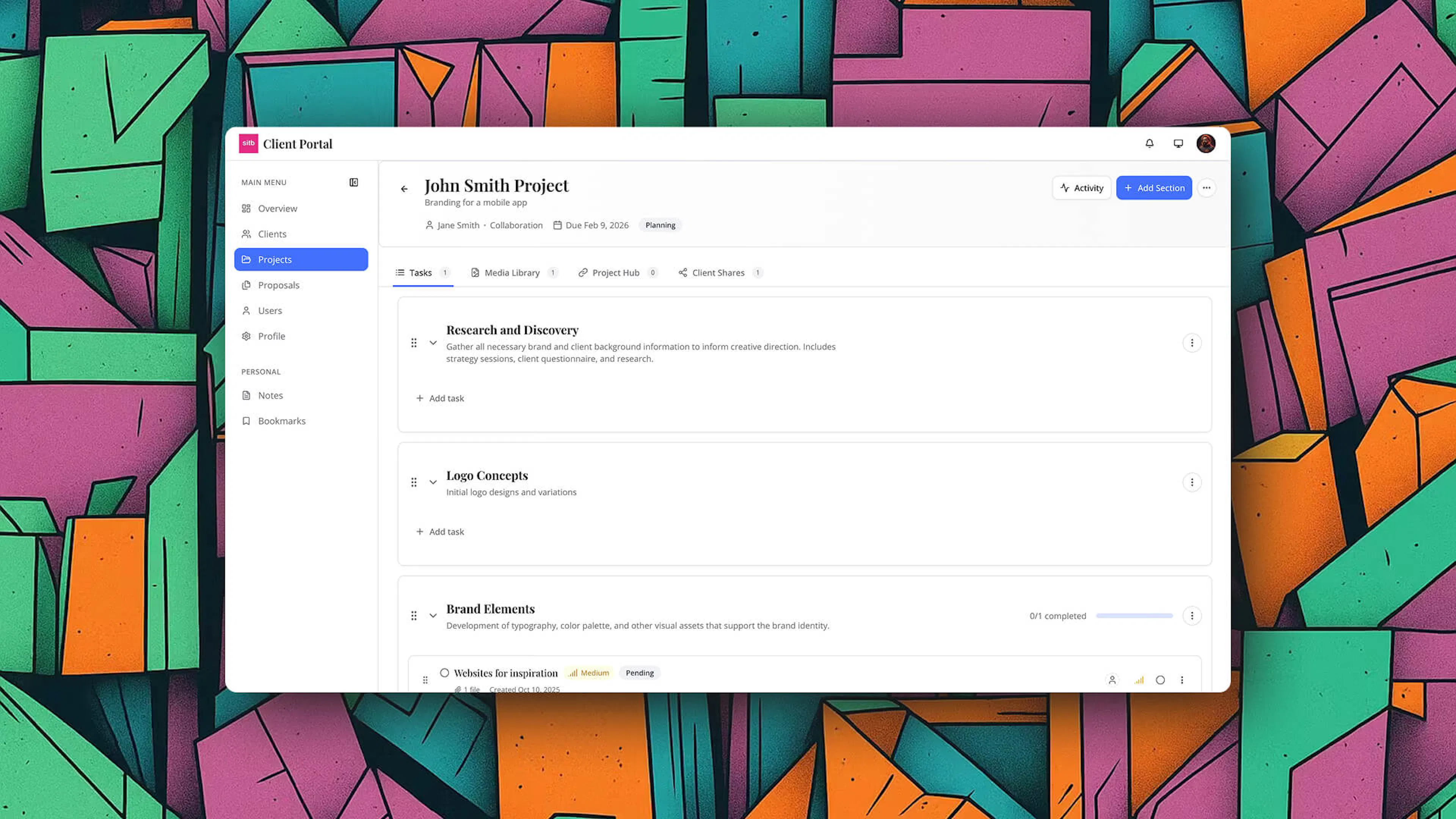 sitb client portal
