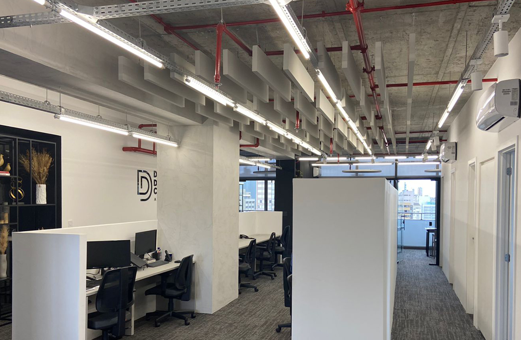 divisystem escritório baffles acústicos