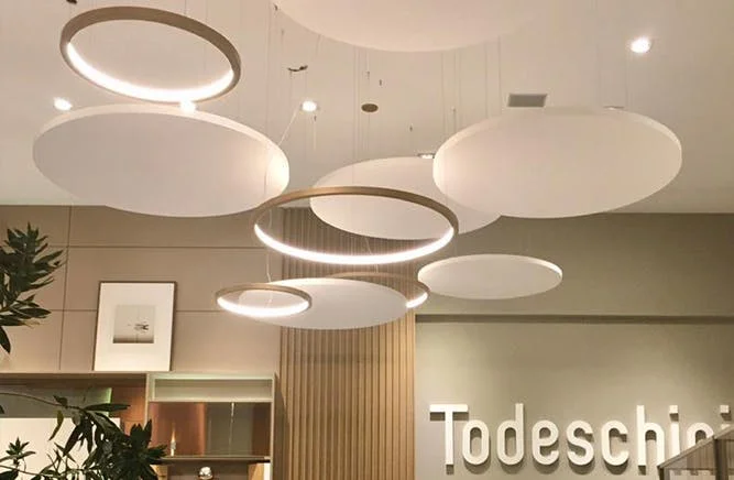 nuvens acústicas redondas