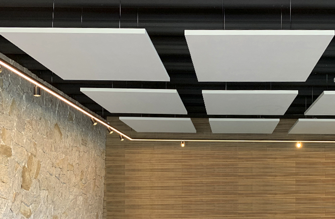 Nuvens acústicas quadradas divisystem