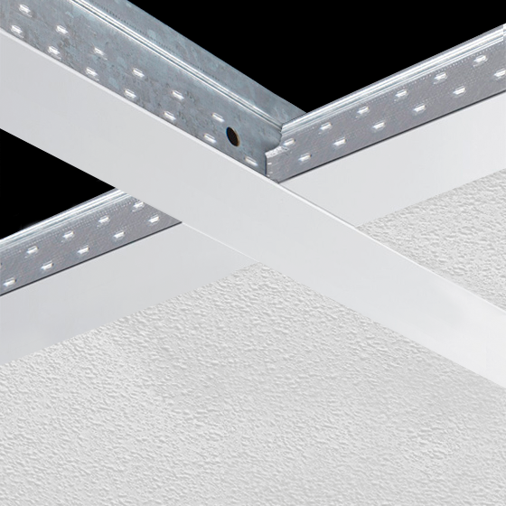 Estrutura para forro mineral - perfil t clicado para forro tas (perfil T24)