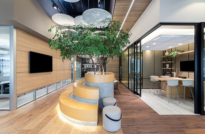 o Divisystem Living foi projetado visando qualidade acústica e dimensional a espaços multifuncionais