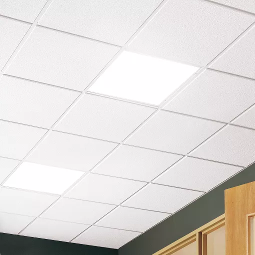 forro em fibra mineral removível georgian e perfil clicado divisystem