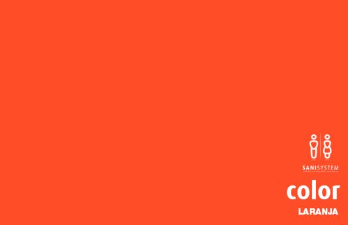 parão de cores color laranja