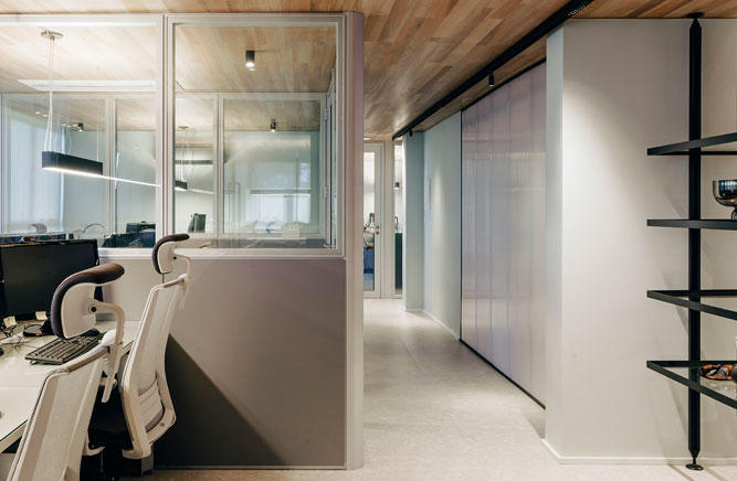 divisória para escritório alto padrão topsystem