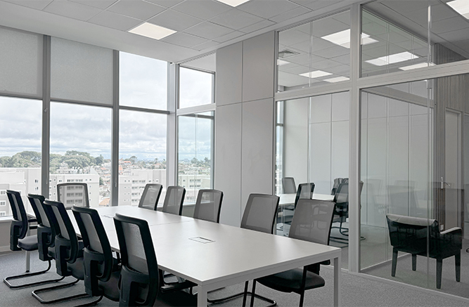 Divisórias piso teto alto padrão junta seca