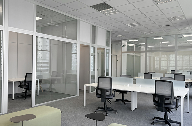 Imagem do projeto ESPAÇO CORPORATIVO Divisória Junta Seca e Forro Modular - 9